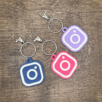 3D Social Media Nfc Keyring STL File, NFC Keychain, 3D printed keyring stl, nfc Style keychain stl, 3d printed keychain stl, 3d keyring stl