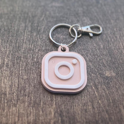 3D Social Media Nfc Keyring STL File, NFC Keychain, 3D printed keyring stl, nfc Style keychain stl, 3d printed keychain stl, 3d keyring stl