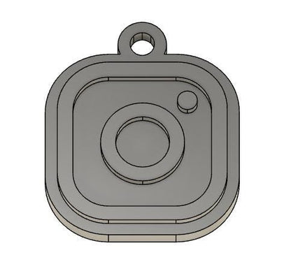 3D Social Media Nfc Keyring STL File, NFC Keychain, 3D printed keyring stl, nfc Style keychain stl, 3d printed keychain stl, 3d keyring stl