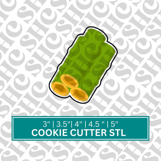 Bamboo Cookie Cutter Stl, Lunar New Year Cookie Cutter STL, Chinese Bamboo Cookie, Lunar New Year Cookies , Chinese Cookies, Bamboo Cookie