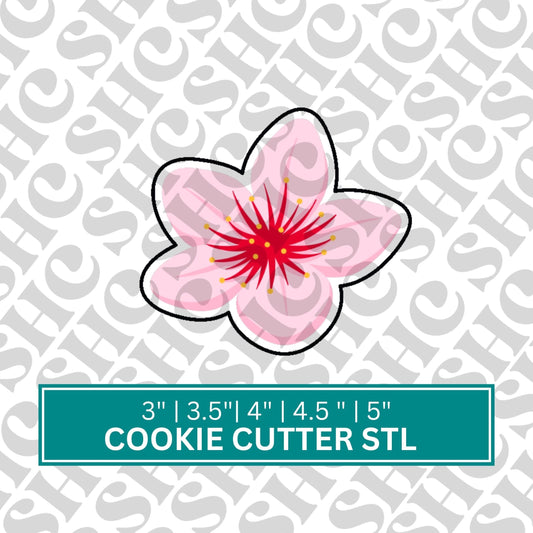 Blossom Cookie Cutter Stl, Lunar New Year Cookie Cutter STL, Cherry Blossom Cookie, Fondant Cookie Cutter, Chinese Cookie, Blossom Cookie