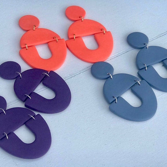 Boho Earring Set Clay Cutter | Digital STL FILE | 3D Printing | Digital Download | Coral Earring