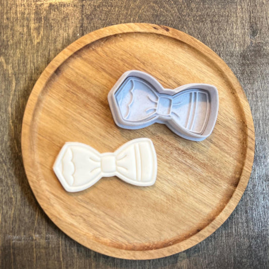 Bow Tie Pencil Cookie Cutter and Fondant Stamp STL | Perfect for Back-to-School and Teacher Appreciation Events | 3D Printable Baking Tools