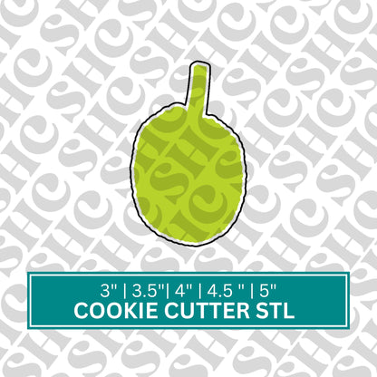 Breadfruit Cookie Cutter STL FILE, Jamaica STL, Caribbean Cookie Cutter, Fruit Cookie Cutter, Island Cookies, Caribbean Cookies,