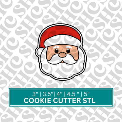 Christmas Cookie Cutter STL, Christmas 3D Printable,Holiday Stl, Christmas Cookie Cutter, Instant Download, Jolly Christmas Stl