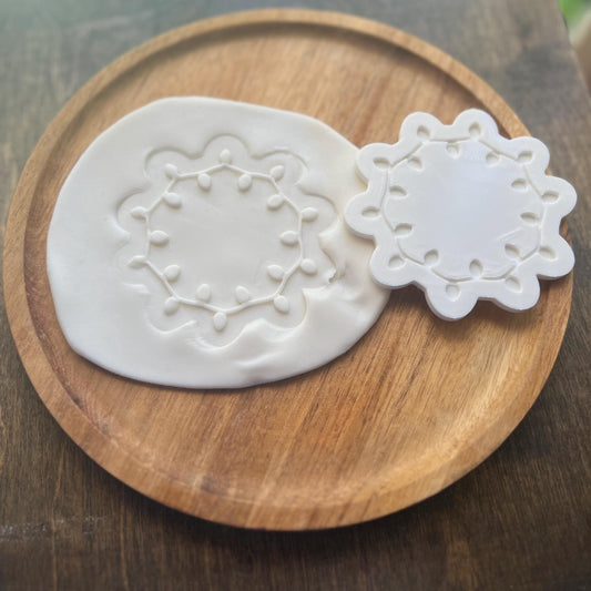 Christmas Lights Fondant Embosser, Lights Cookie Cutter STL, Lights Frame Embosser, Xmas Cookies, Xmas Fondant Stamp