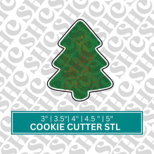 Christmas Tree STL File, Fraser Fir Cookie Cutter , 3d printed Christmas Tree STL File, Green Christmas