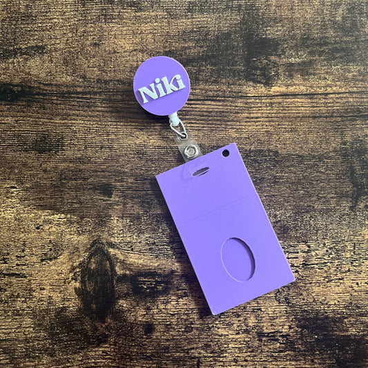 Custom Badge Reel with Vertical Holder - SHCreations