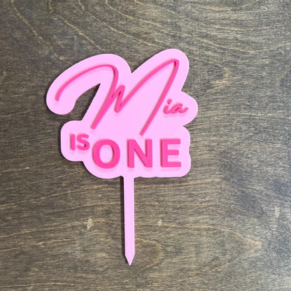 Custom Birthday 3D Topper, Birthday Topper, Birthday Topper, Cake Topper STL, Custom Topper STL,Personalized Topper, Double Layer Topper stl