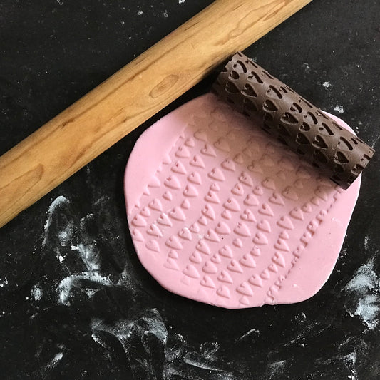 Done to Order : 3D Boho Hearts Texture Roller - SHCreations