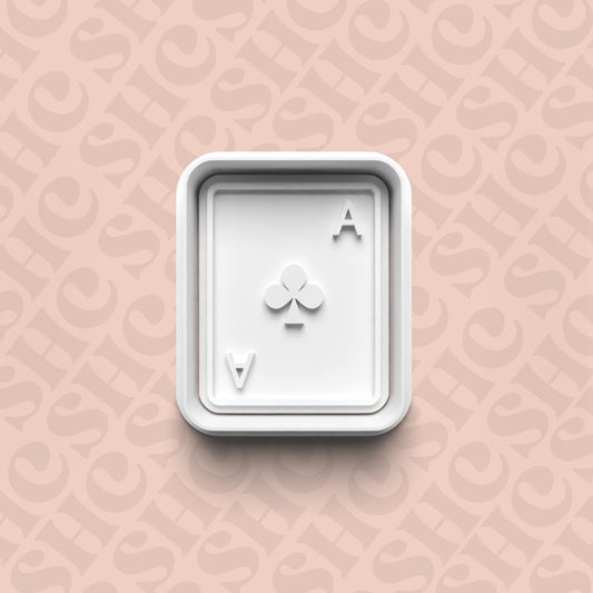 DONE TO ORDER: Ace Cookie Cutter + Fondant Stamp Set 3 - SHCreations