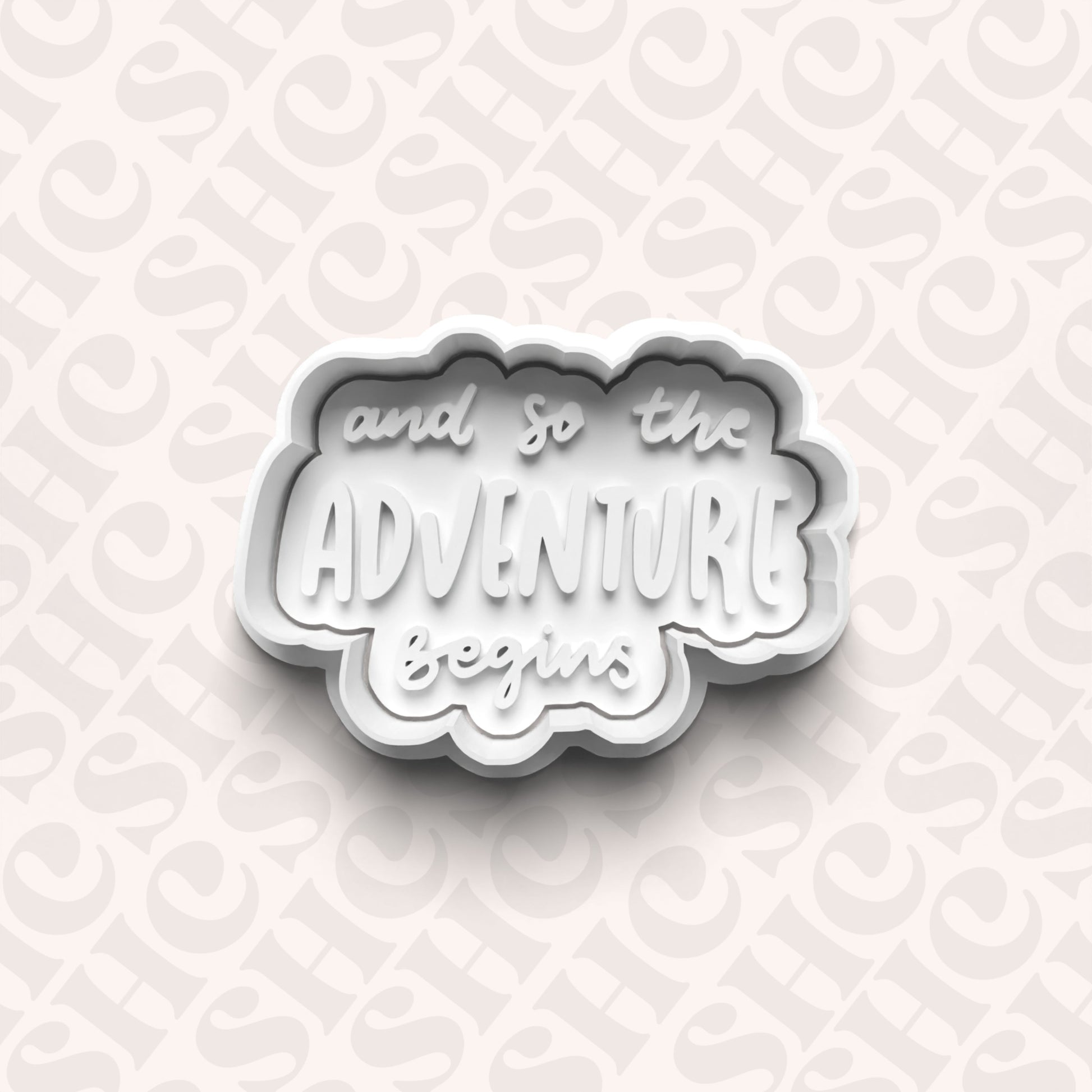 DONE TO ORDER: "and so the Adventure begins" Cookie Cutter + Fondant Set - SHCreations