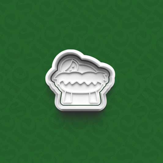 DONE TO ORDER: Baby Jesus Cookie Cutter + Fondant Stamp Set - SHCreations