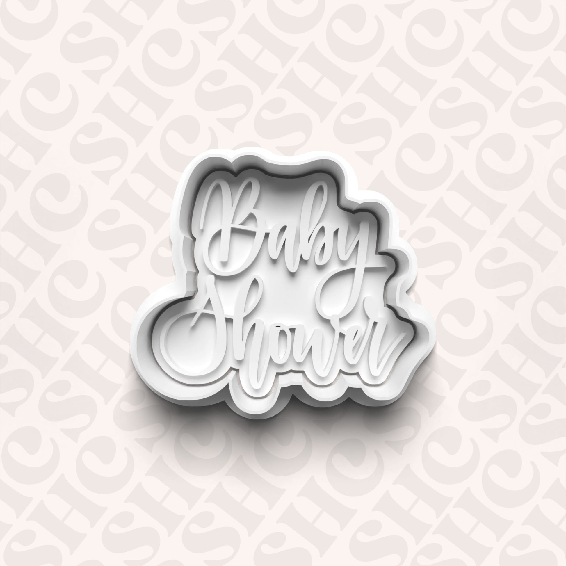 DONE TO ORDER: "Baby Shower" Cookie Cutter + Fondant Set - SHCreations
