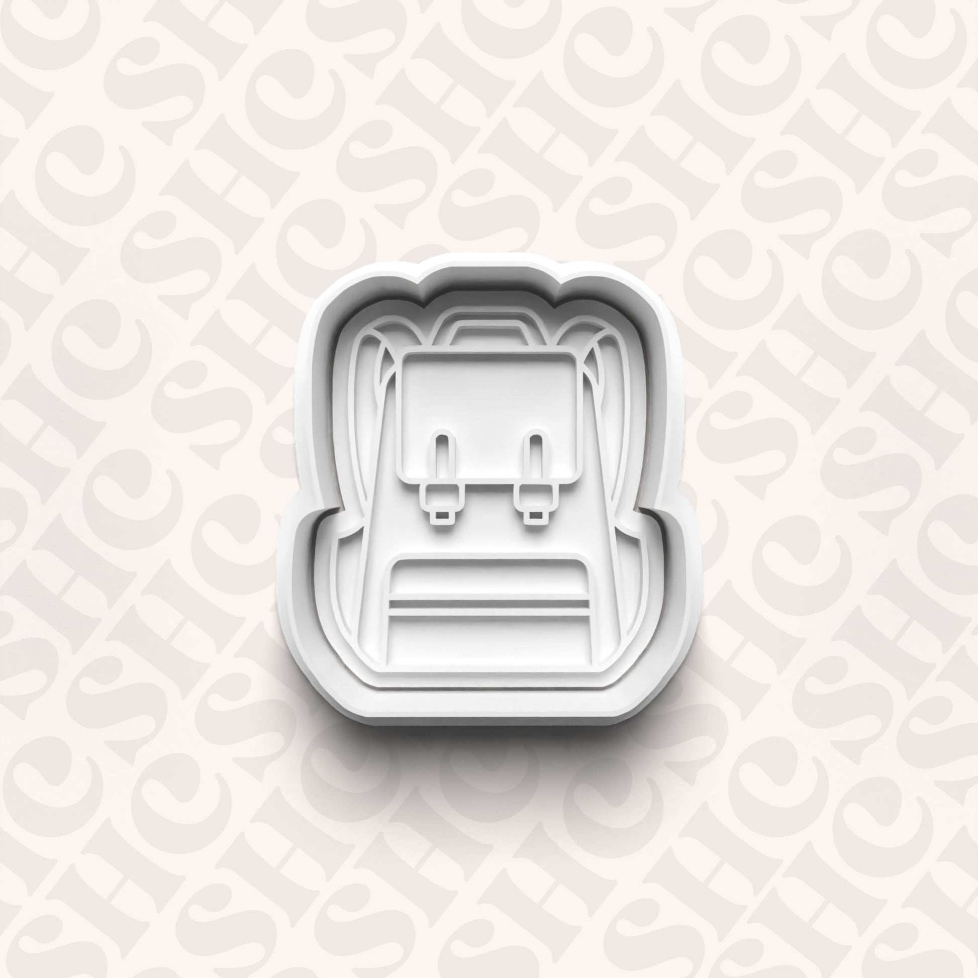 DONE TO ORDER: Backpack Cookie Cutter + Fondant Set - SHCreations