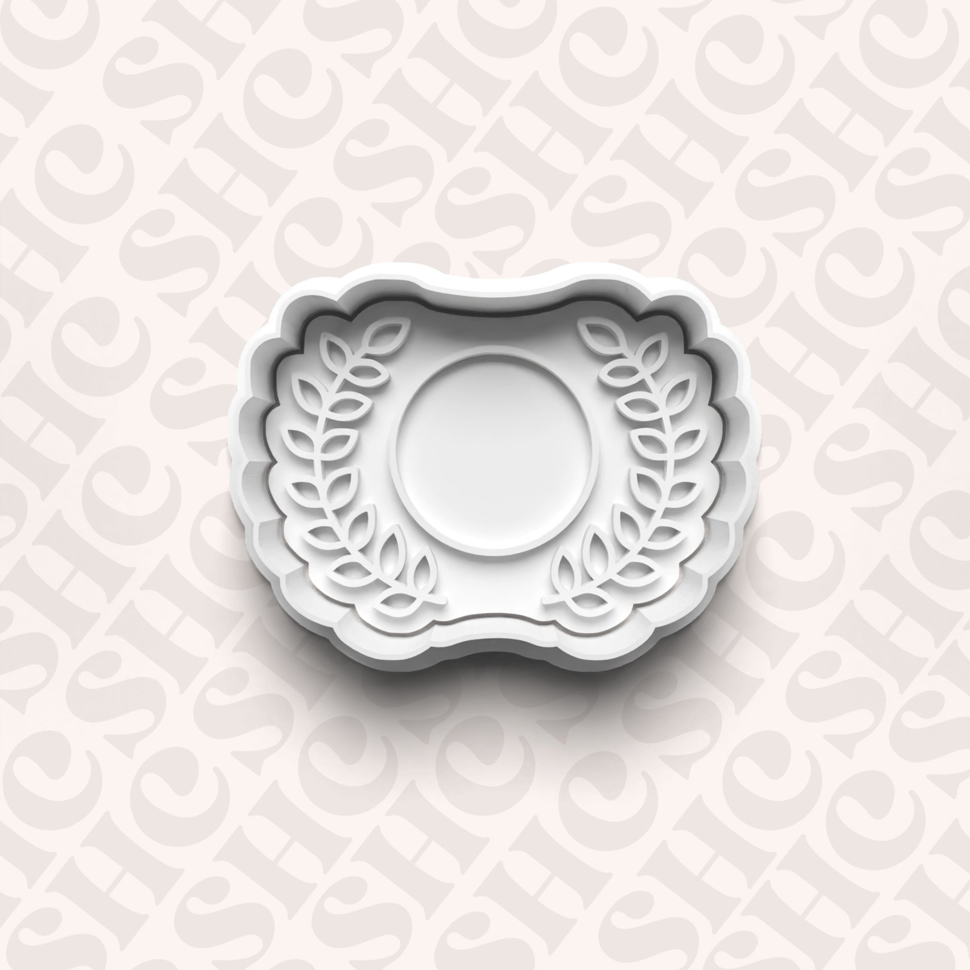 DONE TO ORDER: Badge Cookie Cutter + Fondant Stamp Set - SHCreations