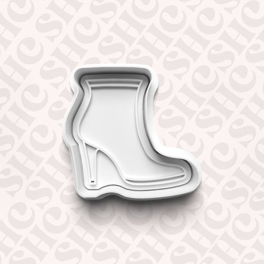 DONE TO ORDER: Boot Cookie Cutter + Fondant Stamp Set 1 - SHCreations