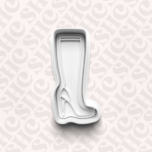 DONE TO ORDER: Boot Cookie Cutter + Fondant Stamp Set 2 - SHCreations