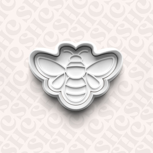 DONE TO ORDER: Bumble Bee Cookie Cutter + Fondant Set - SHCreations