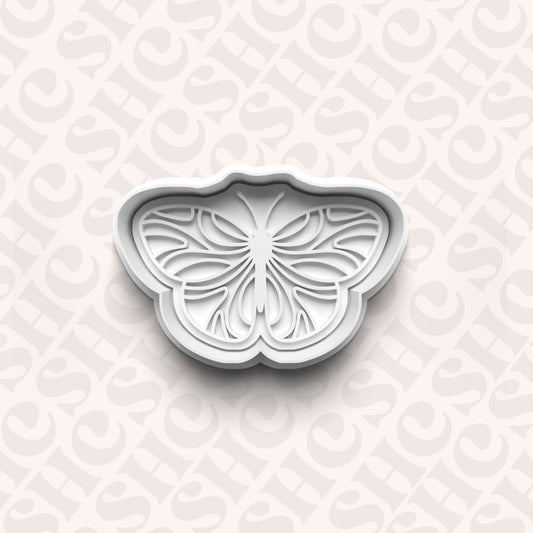 DONE TO ORDER: Butterfly Cookie Cutter + Fondant Stamp Set 3 - SHCreations