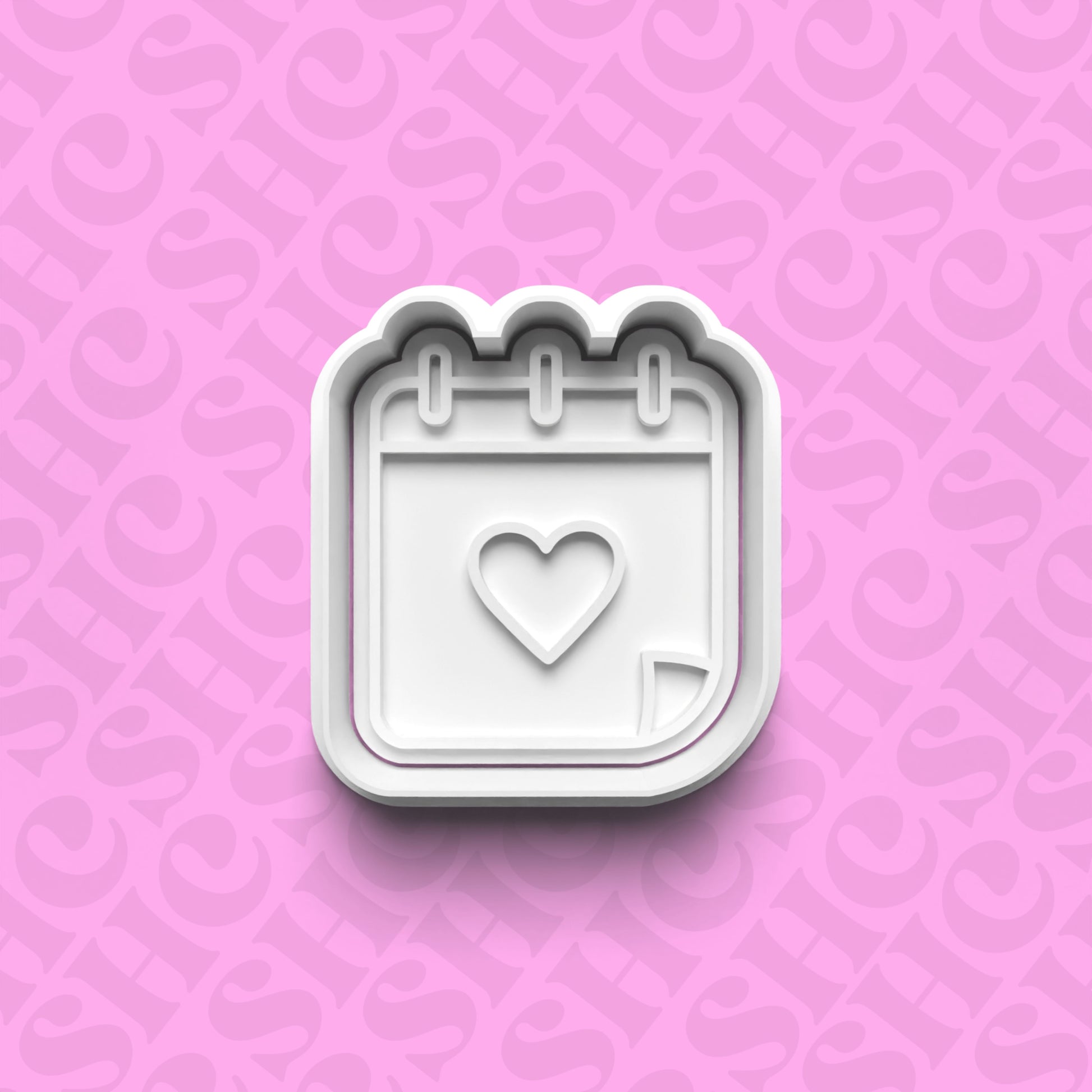 DONE TO ORDER: Calendar Cookie Cutter + Fondant Stamp Set - SHCreations
