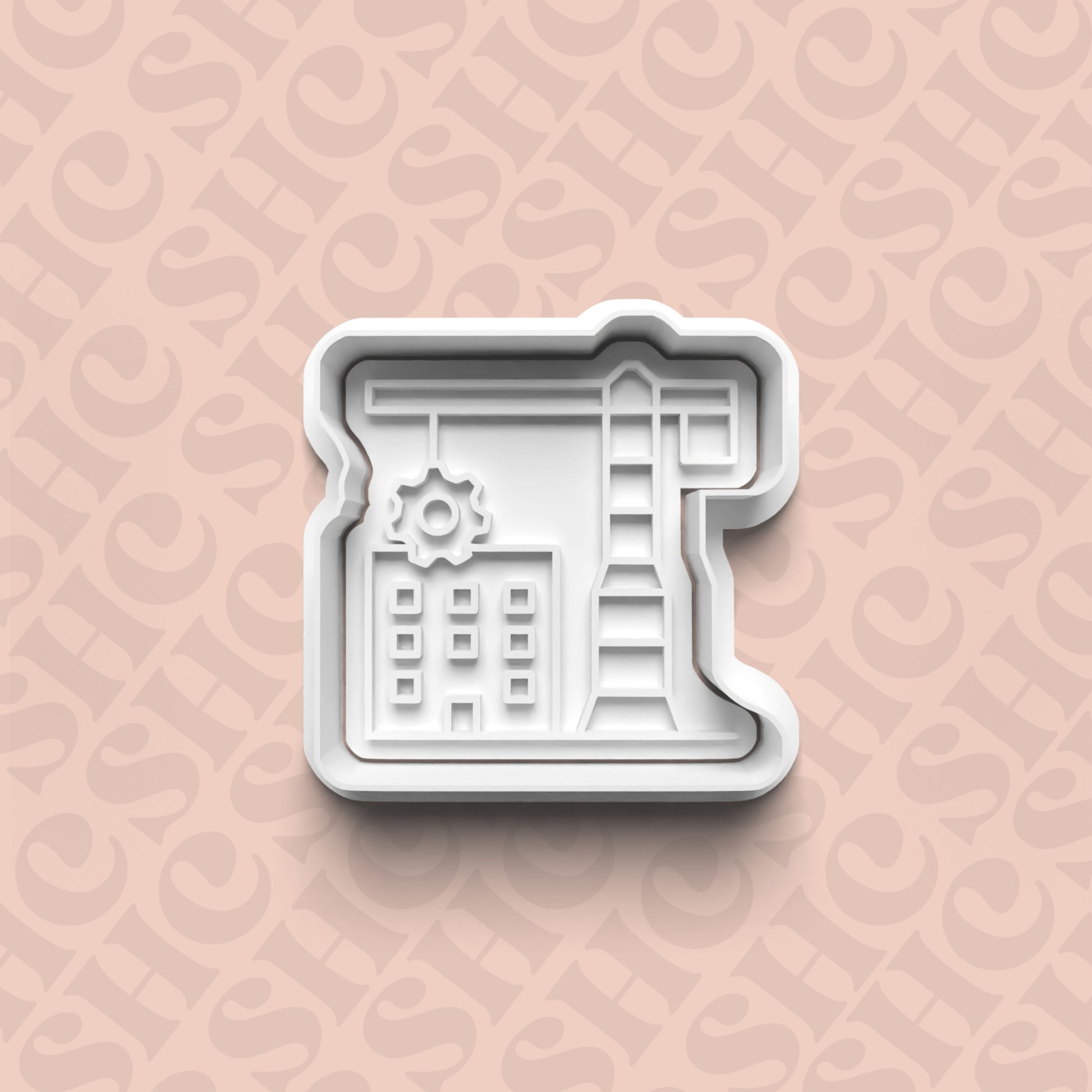 DONE TO ORDER: Construction Cookie Cutter + Fondant Stamp Set 3 - SHCreations