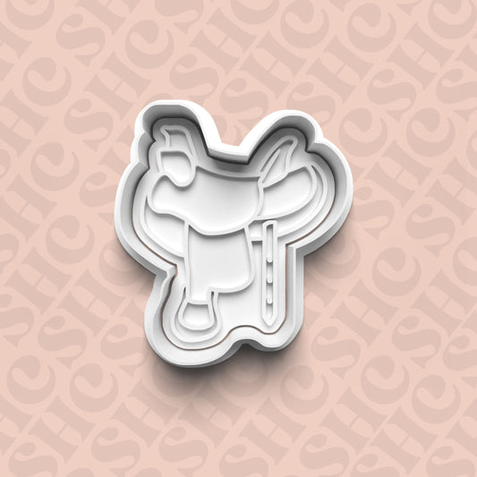 DONE TO ORDER: Cowboy Cookie Cutter + Fondant Stamp Set 4 - SHCreations