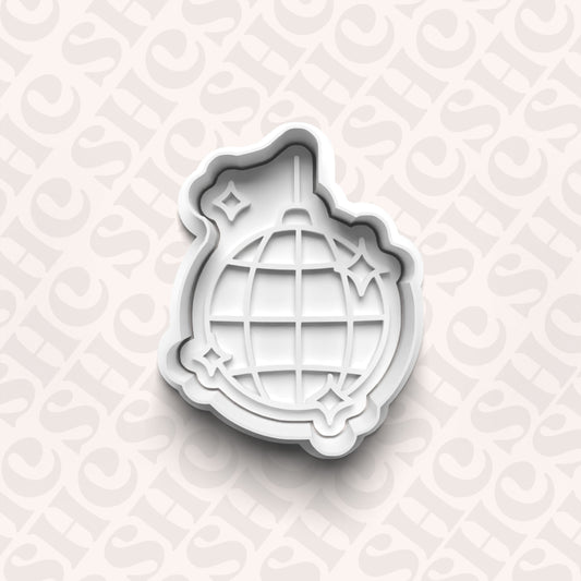 DONE TO ORDER: Disco Ball Cookie Cutter + Fondant Set - SHCreations