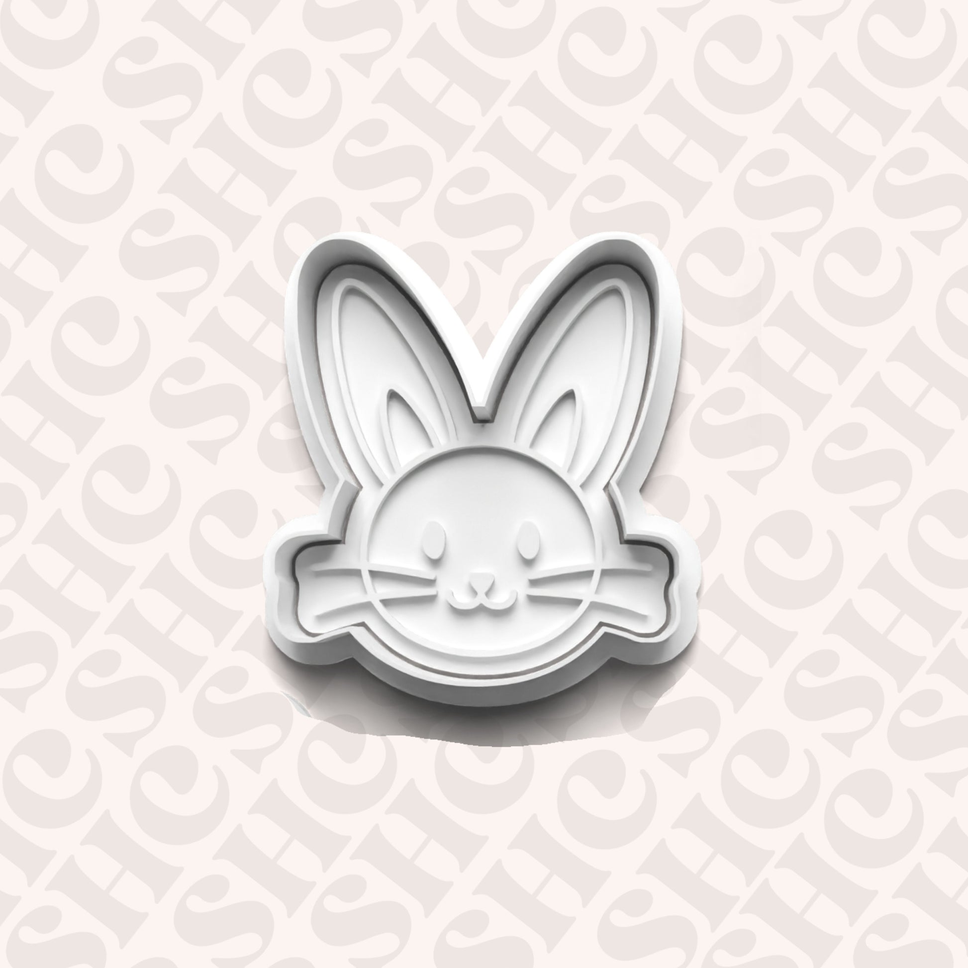 DONE TO ORDER: Easter Bunny Cookie Cutter + Fondant Stamp Set - SHCreations