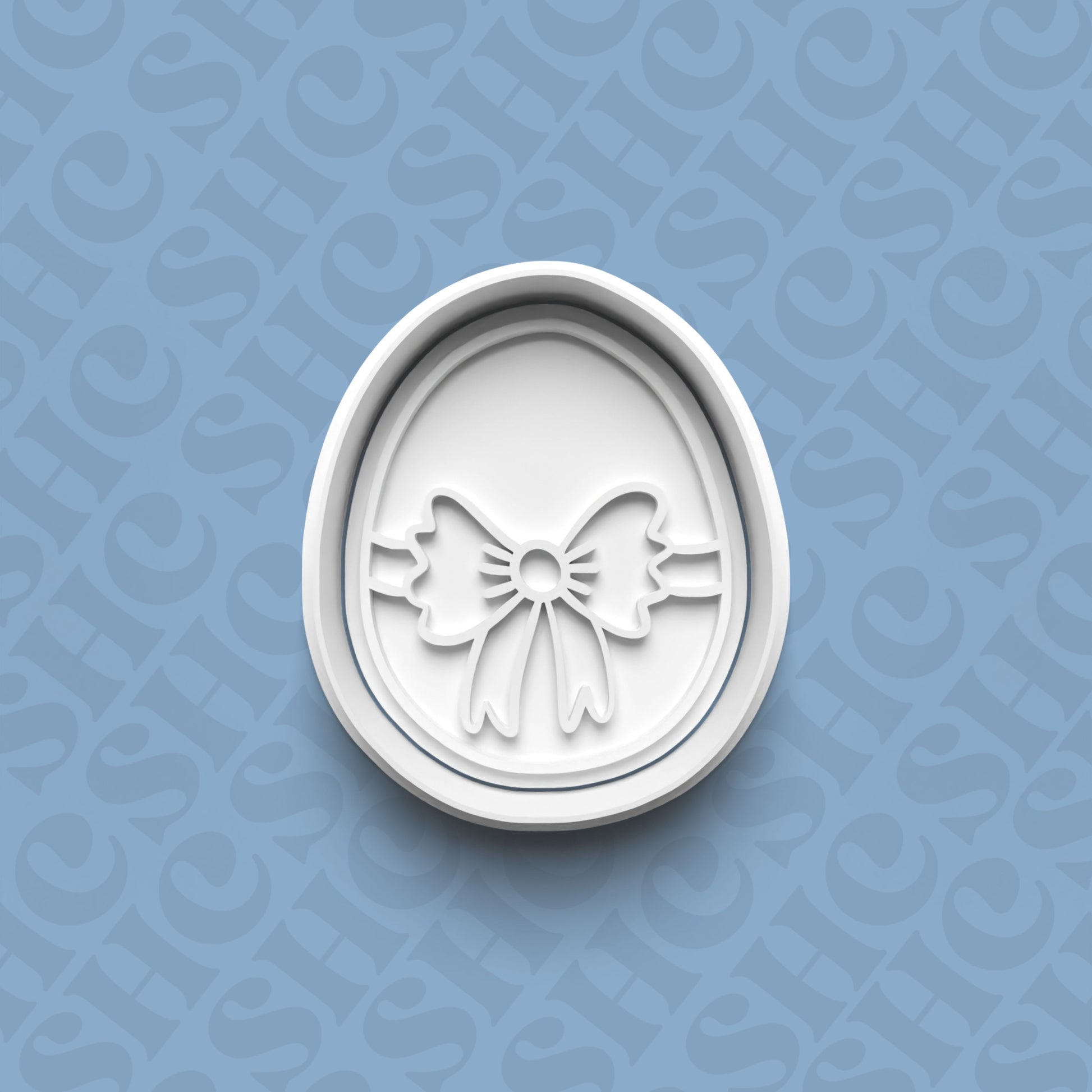 DONE TO ORDER: Easter Egg Cookie Cutter + Fondant Stamp Set 2 - SHCreations