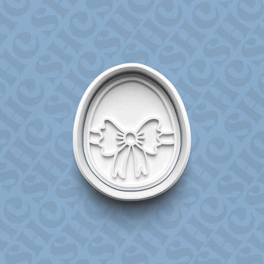 DONE TO ORDER: Easter Egg Cookie Cutter + Fondant Stamp Set 2 - SHCreations