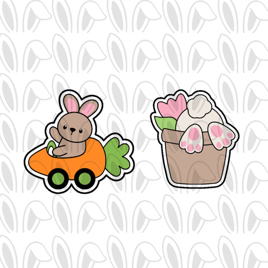 DONE TO ORDER: Easter Mini Cookie Cutter Set 6 - SHCreations