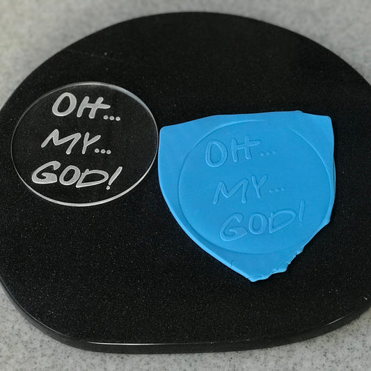 DONE TO ORDER - Friends "Oh My God" Fondant Embosser - SHCreations