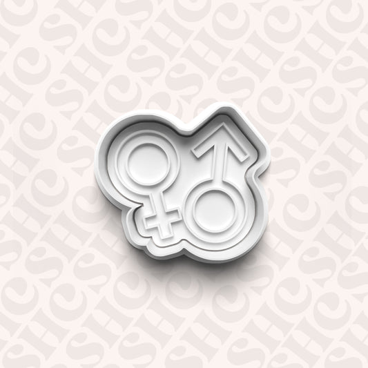DONE TO ORDER: Girl or Boy Cookie Cutter + Fondant Set - SHCreations