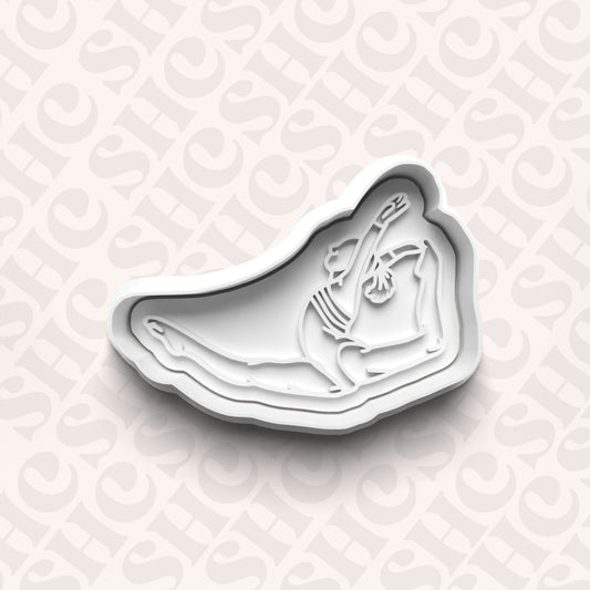 DONE TO ORDER: Gymnastics Cookie Cutter + Fondant Stamp Set 2 - SHCreations