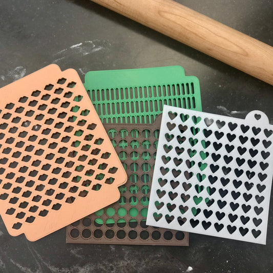 DONE TO ORDER: Heart Sprinkle Stencil - SHCreations