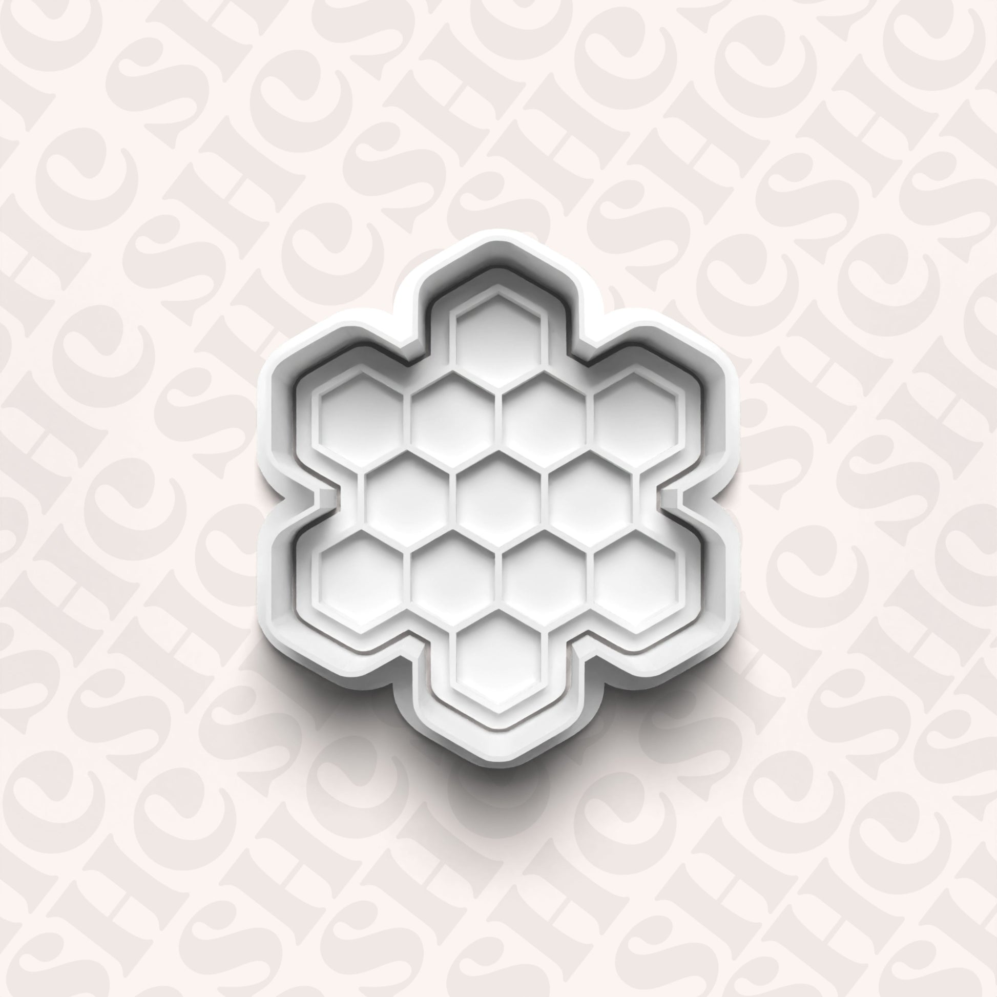 DONE TO ORDER: Honeycomb Cookie Cutter + Fondant Set - SHCreations