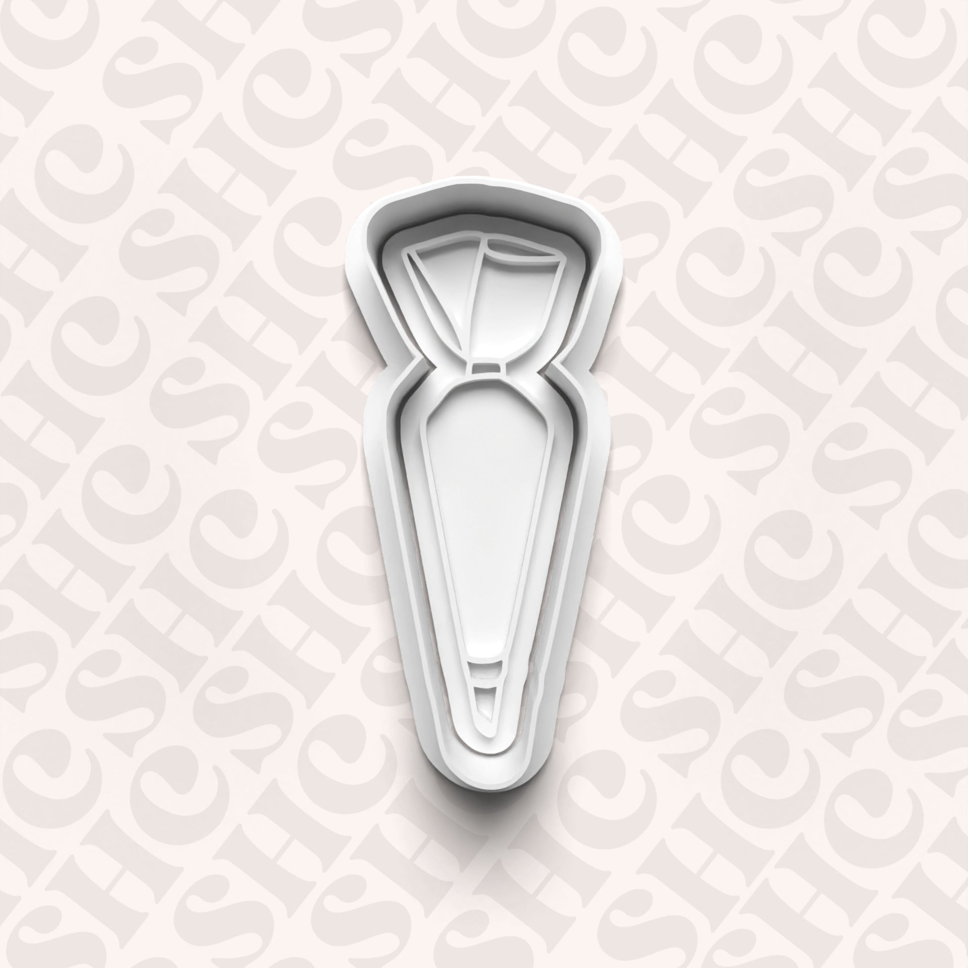 DONE TO ORDER: Icing Bag Cookie Cutter + Fondant Stamp Set - SHCreations