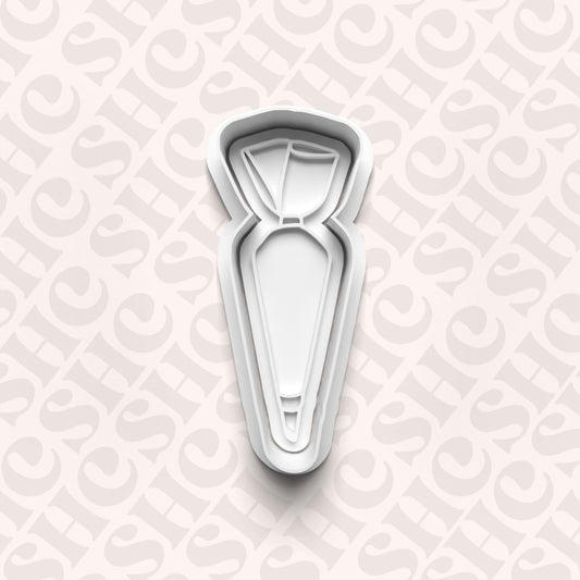 DONE TO ORDER: Icing Bag Cookie Cutter + Fondant Stamp Set - SHCreations