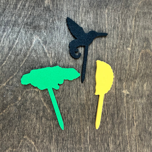 DONE TO ORDER : Jamaican Theme Cupcake Toppers - Add a Touch of Jamaican Flair to Your Desserts: - SHCreations