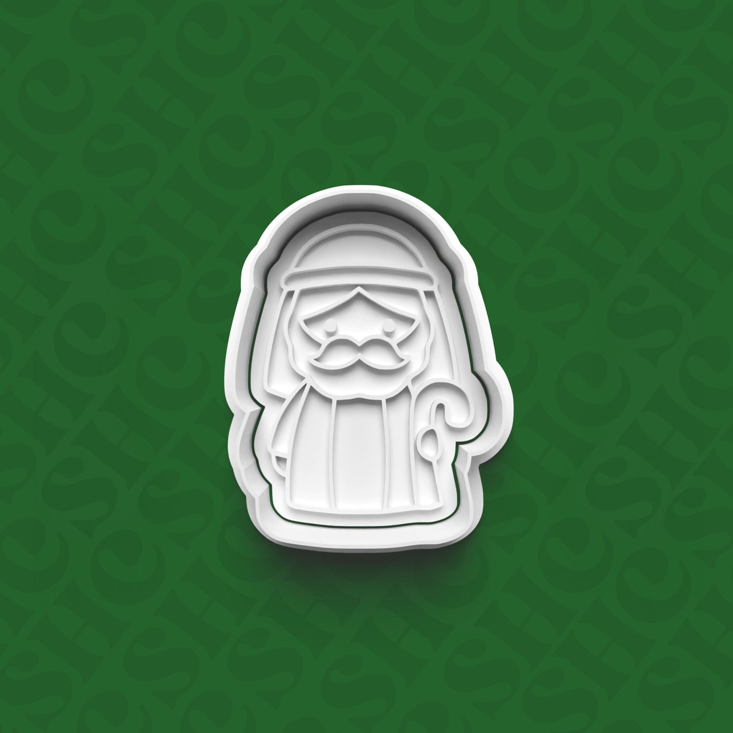 DONE TO ORDER: Joseph Cookie Cutter + Fondant Stamp Set - SHCreations