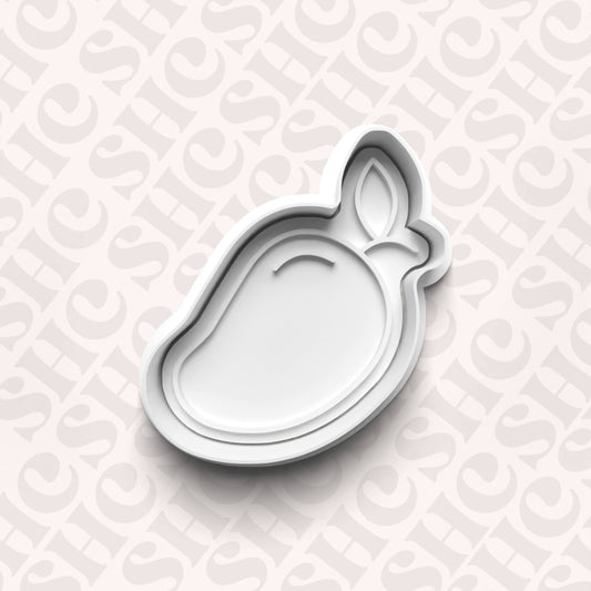 DONE TO ORDER: Mango Cookie Cutter + Fondant Stamp Set - SHCreations