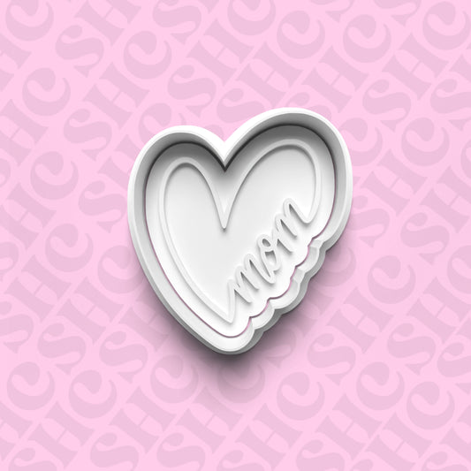DONE TO ORDER: "MOM" Fondant Stamp Set 2 - SHCreations