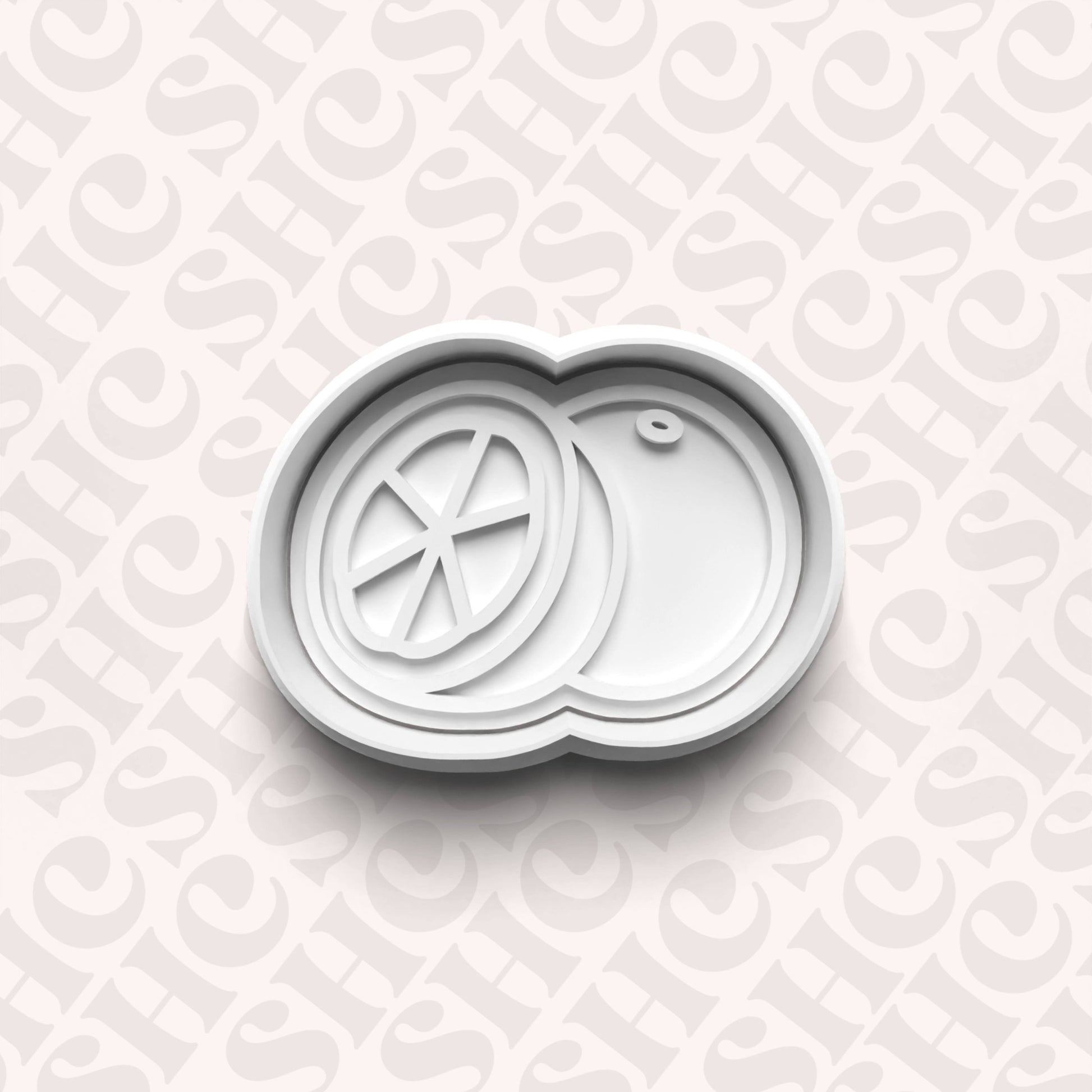 DONE TO ORDER: Orange Cookie Cutter + Fondant Stamp Set - SHCreations
