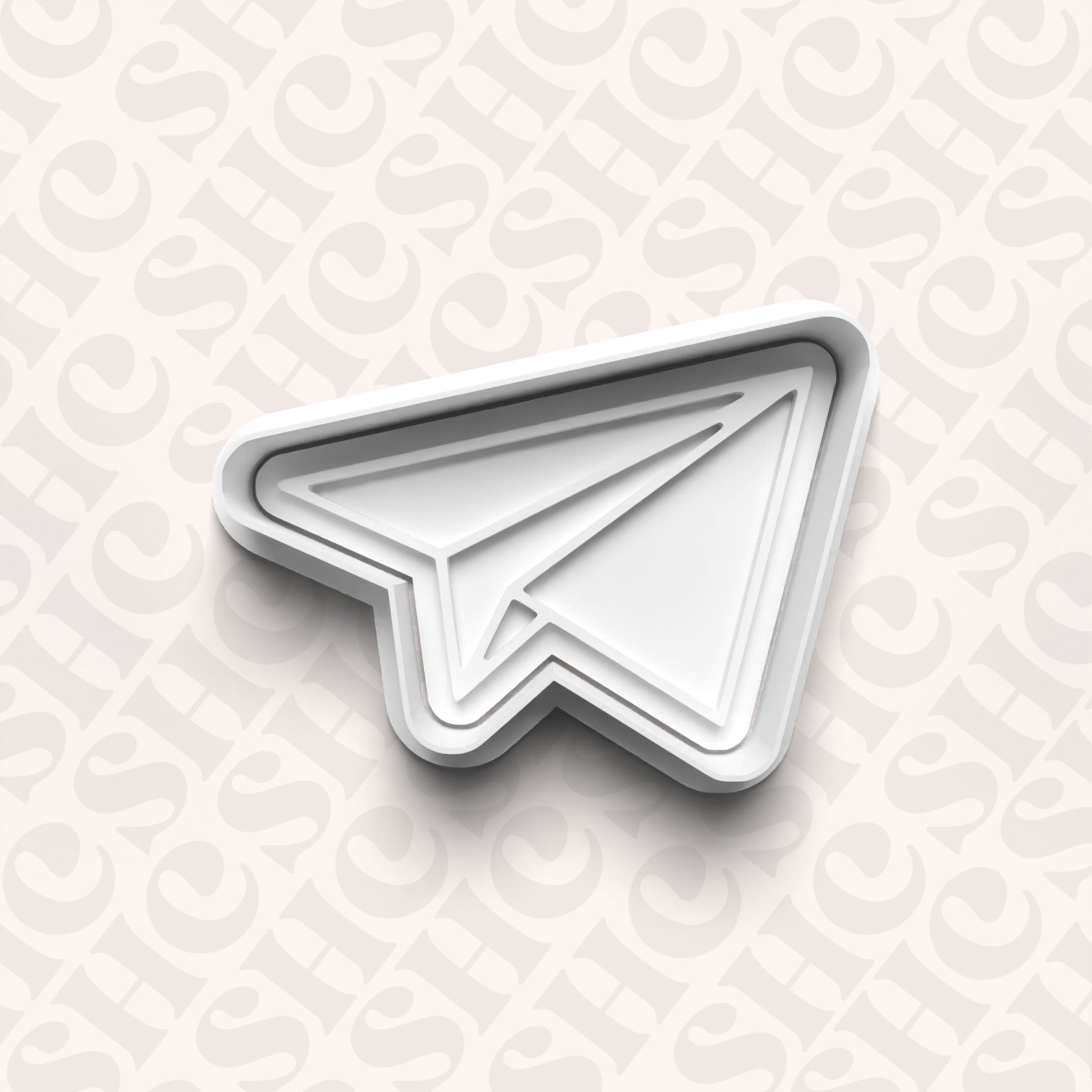 DONE TO ORDER: Paper Airplane Cookie Cutter + Fondant Set - SHCreations
