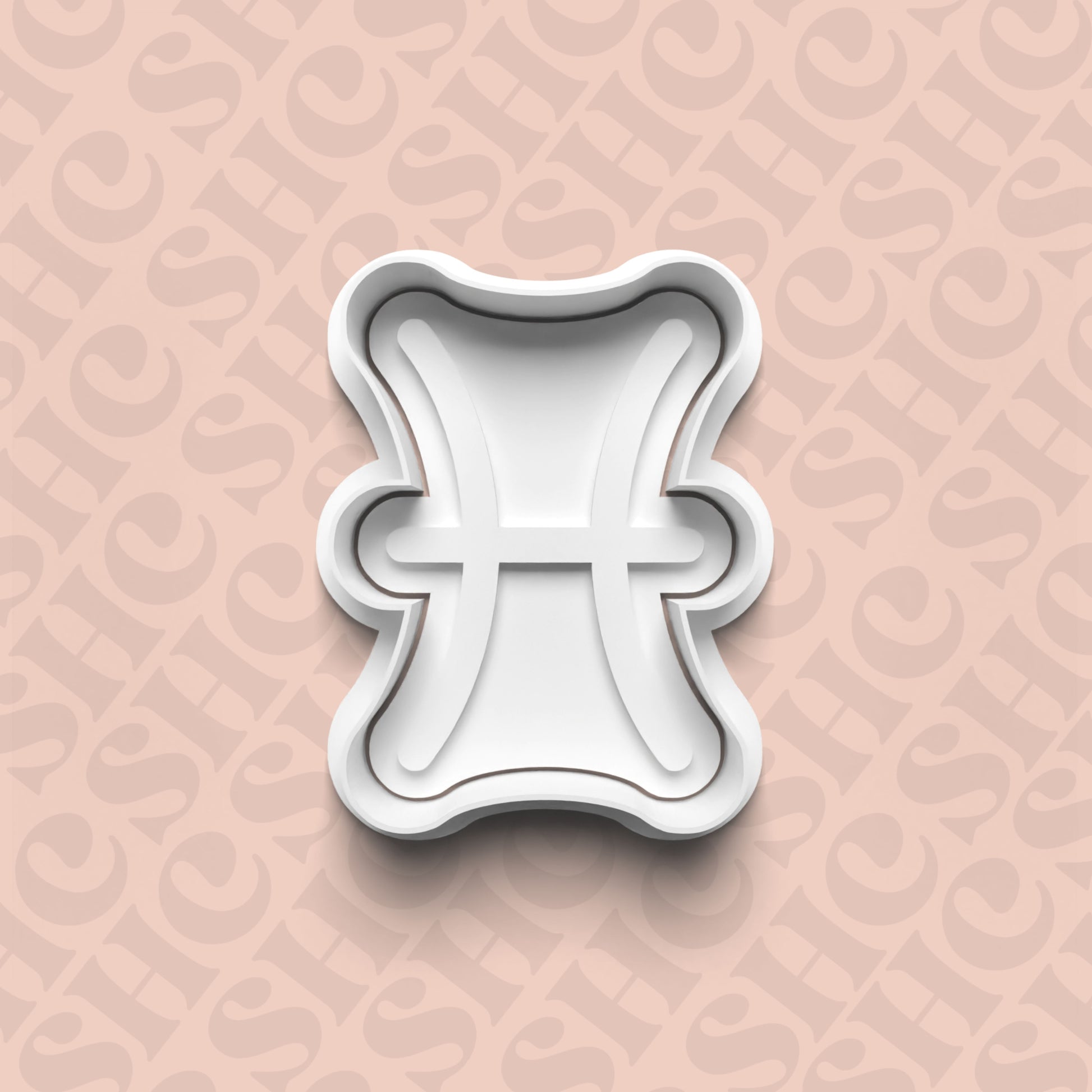 DONE TO ORDER: Pisces Cookie Cutter + Fondant Stamp Set - SHCreations