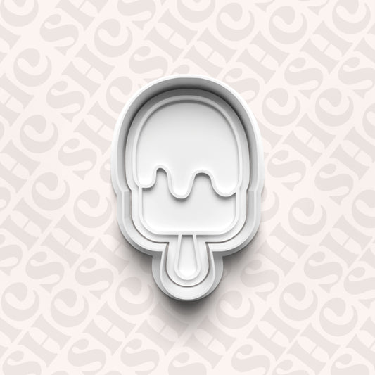 DONE TO ORDER: Popsicle Cookie Cutter + Fondant Stamp Set 1 - SHCreations
