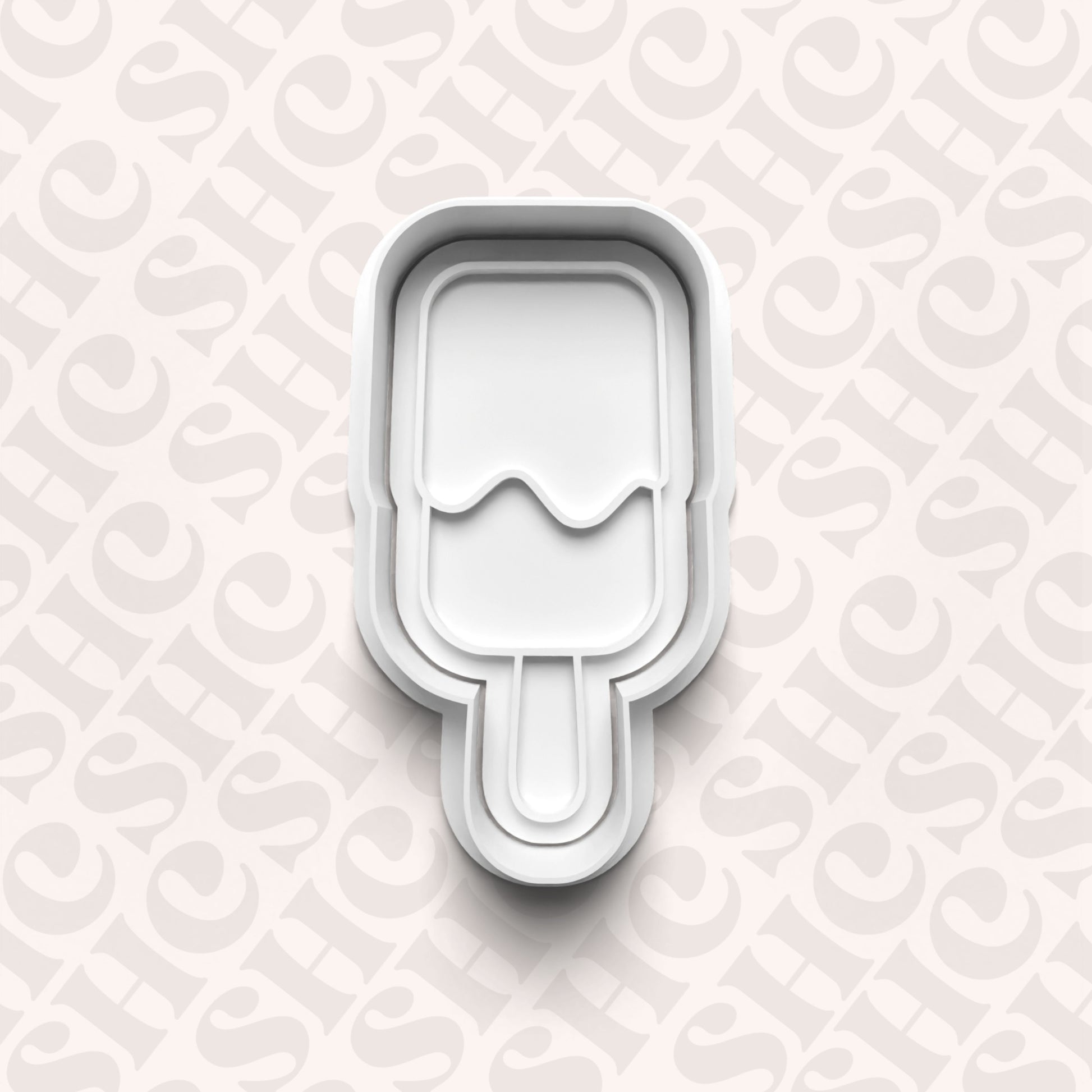 DONE TO ORDER: Popsicle Cookie Cutter + Fondant Stamp Set 2 - SHCreations