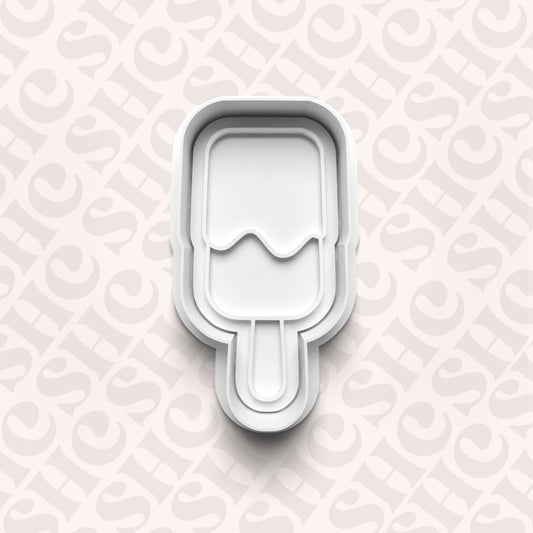 DONE TO ORDER: Popsicle Cookie Cutter + Fondant Stamp Set 2 - SHCreations