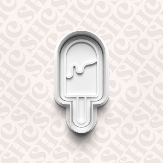DONE TO ORDER: Popsicle Cookie Cutter + Fondant Stamp Set 3 - SHCreations